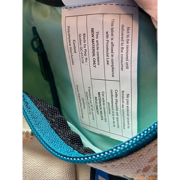 KAVU Mini Rope Bag Cozy Den Print Canvas Crossbody Sling Backpack NWT - Picture 9 of 9